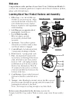 Preview for 5 page of Oster VERSA BLSTVB-000-033 User Manual