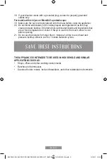 Preview for 14 page of Oster XPERT BLST3B-C2T Instructions Manual