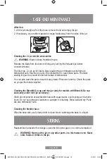 Preview for 22 page of Oster XPERT BLST3B-C2T Instructions Manual