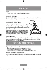 Preview for 23 page of Oster XPERT BLST3B-C2T Instructions Manual