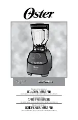 Предварительный просмотр 1 страницы Oster XPERT PRO BLSTVB-RV0 Instruction Manual