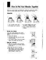 Предварительный просмотр 6 страницы Osterizer 4093 User Manual And Recipes