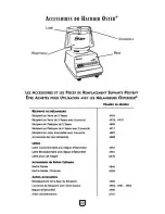 Предварительный просмотр 22 страницы Osterizer 4107 Instruction Manual