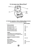 Предварительный просмотр 36 страницы Osterizer 4107 Instruction Manual