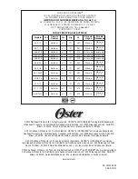 Preview for 56 page of Osterizer 4107 Instruction Manual