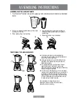 Preview for 6 page of Osterizer BLSTBC4129 Instruction Manual