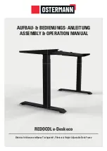 Ostermann REDOCOL e-Desk eco Assembly & Operation Manual предпросмотр