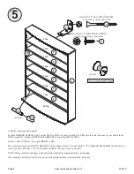 Предварительный просмотр 8 страницы O'Sullivan 409110 Manual