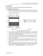 Предварительный просмотр 9 страницы OT Systems ET2212-A-CM Installation And Operation Manual