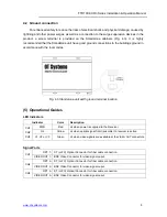 Preview for 10 page of OT Systems FTD100-XXR3 Series Installation And Operation Manual