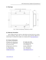 Preview for 12 page of OT Systems FTD100-XXR3 Series Installation And Operation Manual