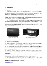 Предварительный просмотр 7 страницы OT Systems FTD110DB-SMR3 Installation And Operation Manual