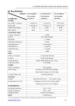 Предварительный просмотр 14 страницы OT Systems FTD110DB-SMR3 Installation And Operation Manual