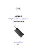 OTC Wireless ACR-201-G Technical Manual preview