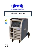 Предварительный просмотр 1 страницы OTC CPTX 270 Manual