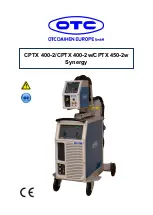 Preview for 1 page of OTC CPTX 400-2 Synergy User Manual