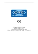 Предварительный просмотр 80 страницы OTC DTX-202 TIG User Manual