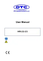 Preview for 1 page of OTC HR 22 User Manual