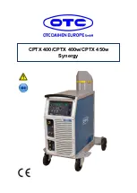 Preview for 1 page of OTC Synergy CPTX 400 Operating Instructions Manual