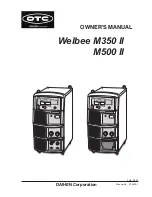 Предварительный просмотр 1 страницы OTC Welbee M350 II Owner'S Manual