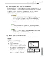 Предварительный просмотр 67 страницы OTC Welbee M350 II Owner'S Manual