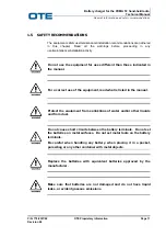 Preview for 27 page of OTE 774-0282/01 Technical Manual