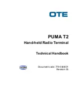 OTE TETRA PUMA T2 Technical Handbook preview