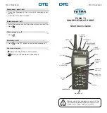 Preview for 1 page of OTE TETRA PUMA T3 Short User Manual