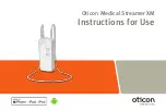 Oticon Medical Streamer Pro XM Instructions For Use Manual preview