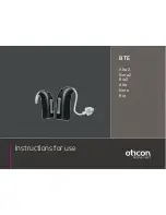 Preview for 1 page of oticon alta bte Instructions For Use Manual