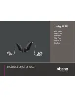 oticon Alta Pro Instructions For Use Manual preview