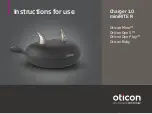 oticon Charger 1.0 miniRITE R Instructions For Use Manual предпросмотр