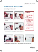 Preview for 1 page of oticon Corda miniFit Cleaning Instructions