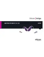 oticon Intiga Rite Instructions For Use Manual preview