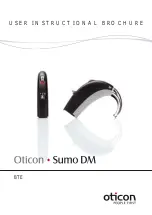 oticon Sumo 20DM User Instructions preview