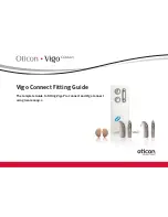 Предварительный просмотр 1 страницы oticon Vigo Connect Fittings Manual