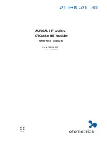 otometrics Aurical Hit Reference Manual предпросмотр