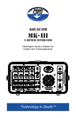 Preview for 1 page of OTS AQUACOM MK-III Manual