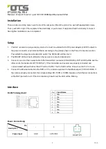 Предварительный просмотр 2 страницы OTS ET1200CPp-RS4 Quick Start Manual