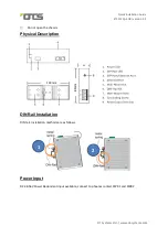 Предварительный просмотр 2 страницы OTS ET2212Pp-S-DR Quick Installation Manual