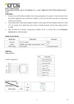 Предварительный просмотр 2 страницы OTS ET4111Pp Series Manual