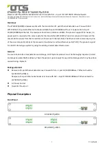 Preview for 1 page of OTS ET4200CPp-RS8 Quick Start Manual