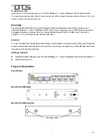 Preview for 1 page of OTS ET4222H-S-DR User Manual