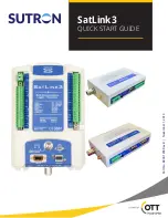 Предварительный просмотр 1 страницы OTT HydroMet SUTRON SatLink3 Quick Start Manual