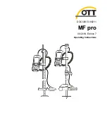 OTT MF pro Operating Instructions Manual предпросмотр