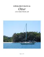 Otter 2000 Island Packet 380 Operation Manual preview