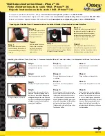 OtterBox SM40179D Instruction Sheet preview