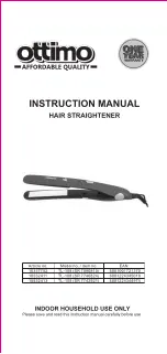 ottimo SR 7080810 Instruction Manual preview