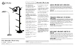 Предварительный просмотр 1 страницы OttLite Alexander Floor Lamp Manual