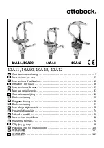 Otto Bock 10A11 Instructions For Use Manual предпросмотр